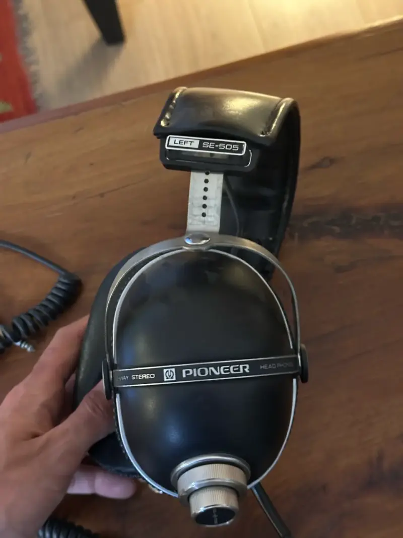 Auriculares vintage Pioneer SE-505 estéreo - 3