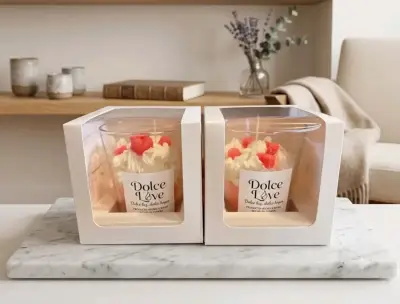 Velas aromáticas Dolce Love en caja decorativa - miniatura 1