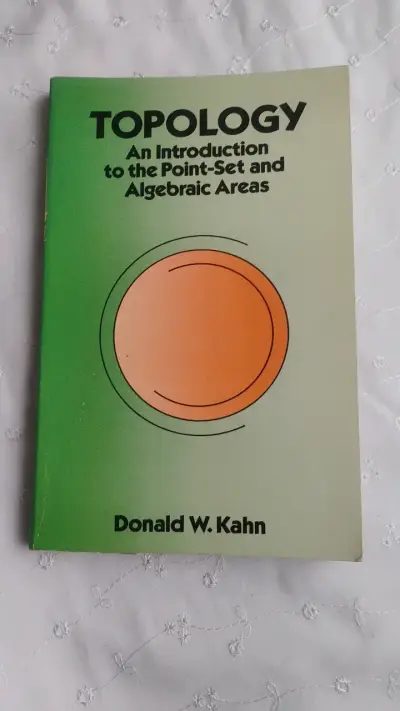 Libro Topology de Donald W. Kahn en buen estado - miniatura 1