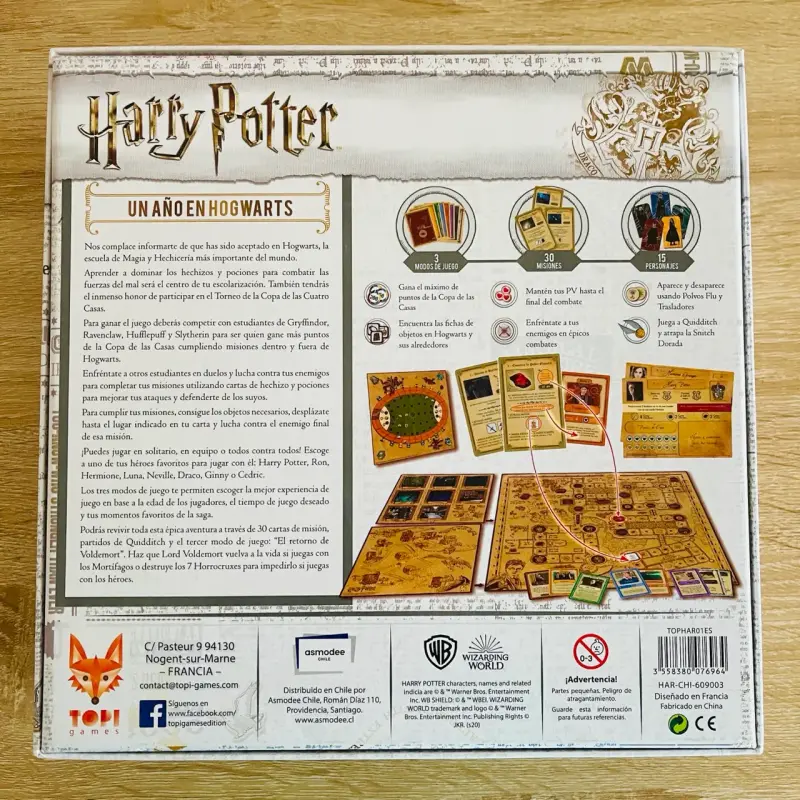 Juego de Mesa Harry Potter Un Año en Hogwarts - 2