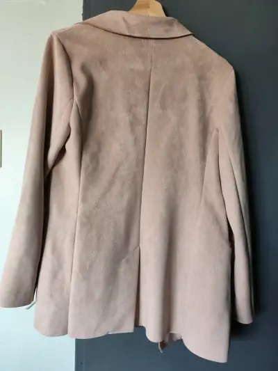 Blazer de mujer beige Alaniz talla M - miniatura 2