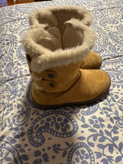Botas de invierno para niña forro de lana - miniatura 1