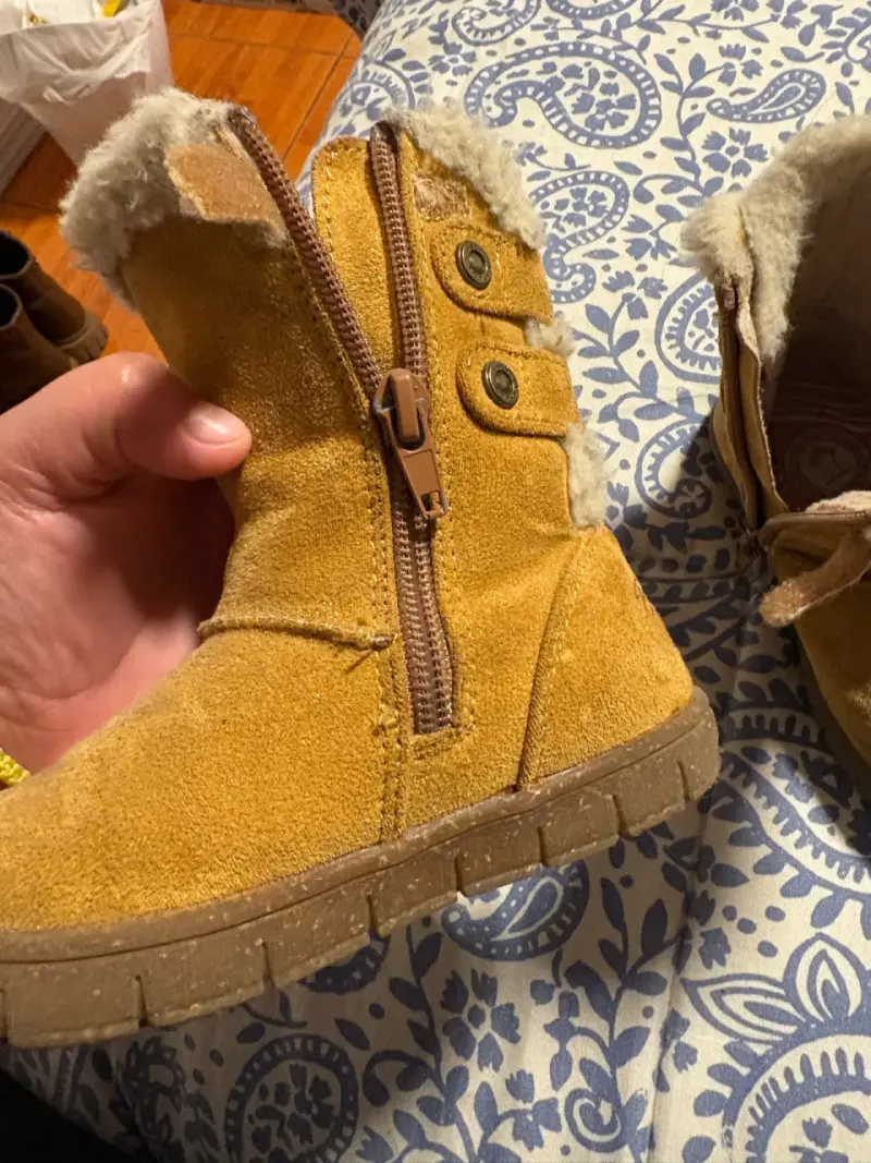 Botas de invierno para niña forro de lana - 4