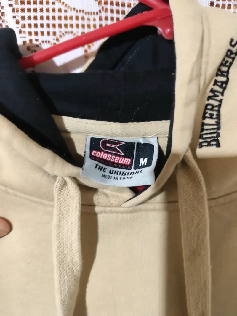 Polerón beige con capucha Purdue - 2