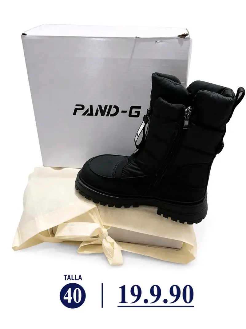 Botas de Invierno Negras para Mujer Pand-G - 3