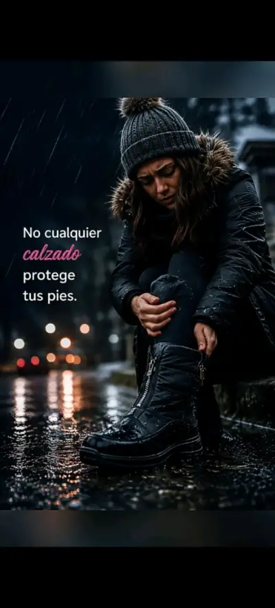 Botas de Invierno Negras para Mujer Pand-G - miniatura 4
