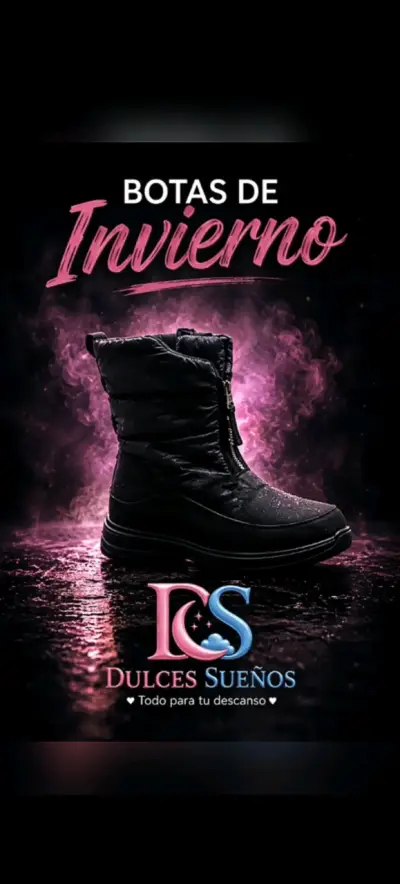 Botas de Invierno Negras para Mujer Pand-G - miniatura 5
