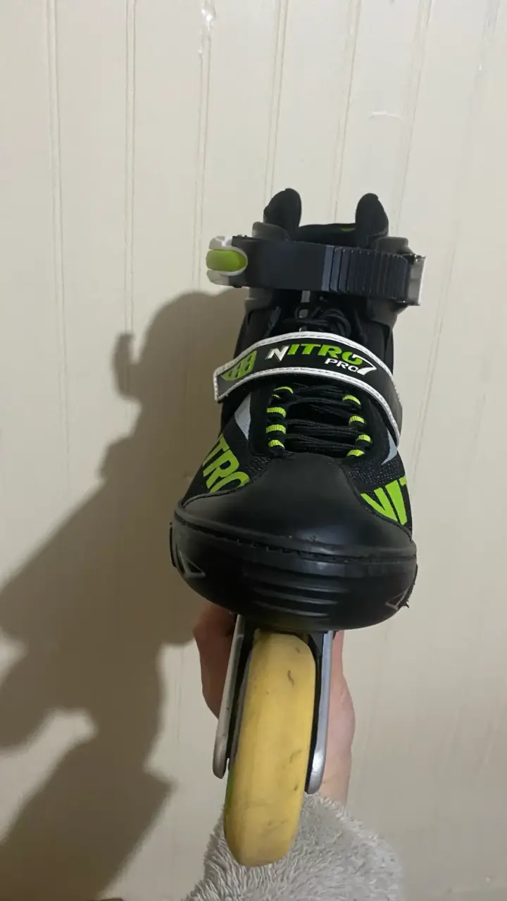 Patines en línea Nitro negros y verdes - 3