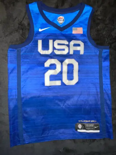 Camiseta de Baloncesto USA Nike Azul Talla L - miniatura 1