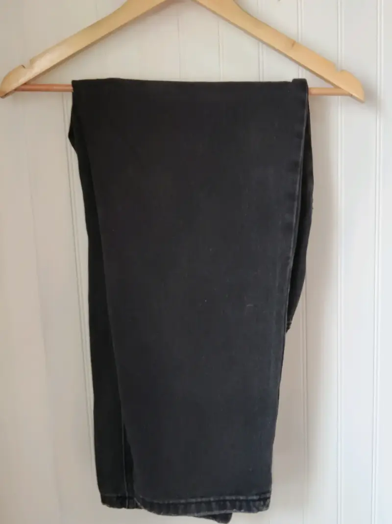 Jeans negros slouchy para mujer - 5