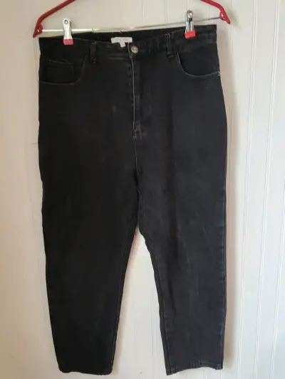 Jeans negros de mujer Jacinta Tienda talla 40 - miniatura 1