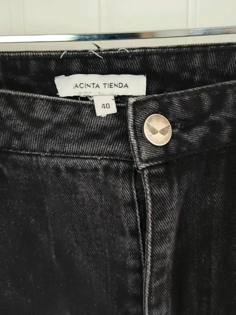 Jeans negros de mujer Jacinta Tienda talla 40 - 3