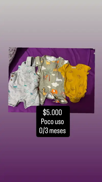 Lote de bodies para bebé 0-3 meses - miniatura 2