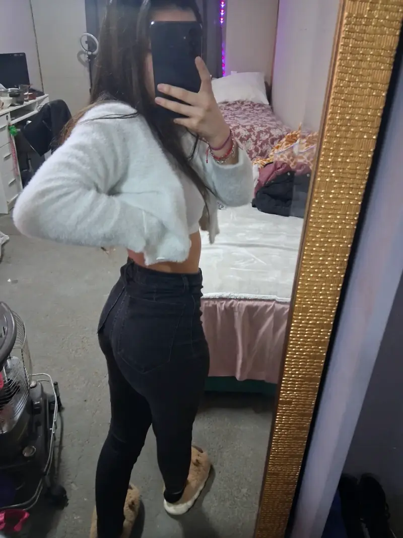 Jeans negros ajustados Zara para mujer - 5
