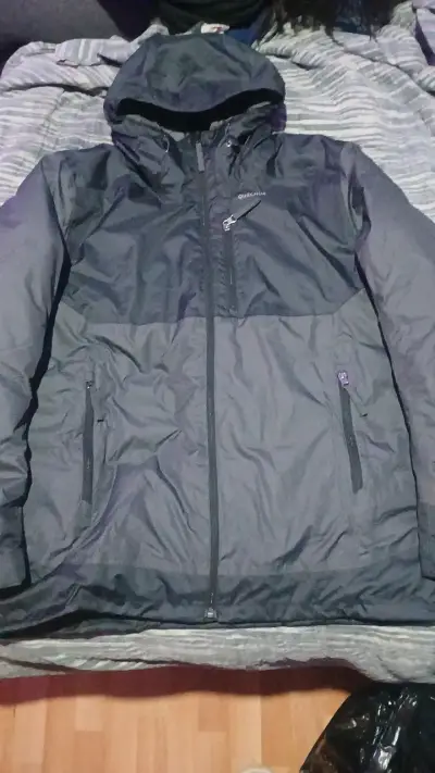 Chaqueta impermeable Quechua con capucha - miniatura 1