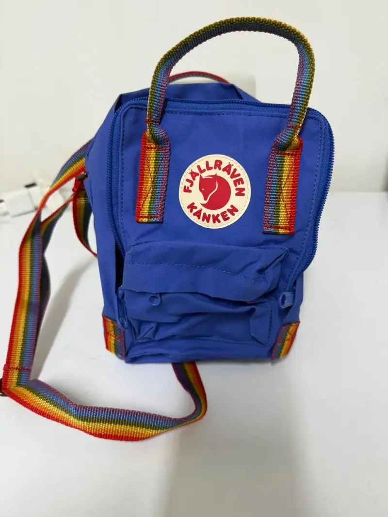 Mochila Fjällräven Kånken Mini Azul Arcoíris - 4