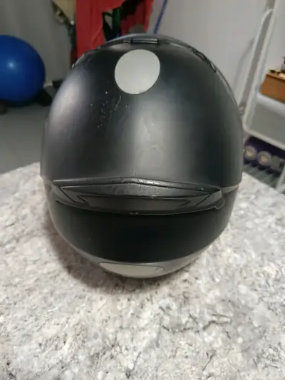 Casco de moto negro LS2 con visera - miniatura 1