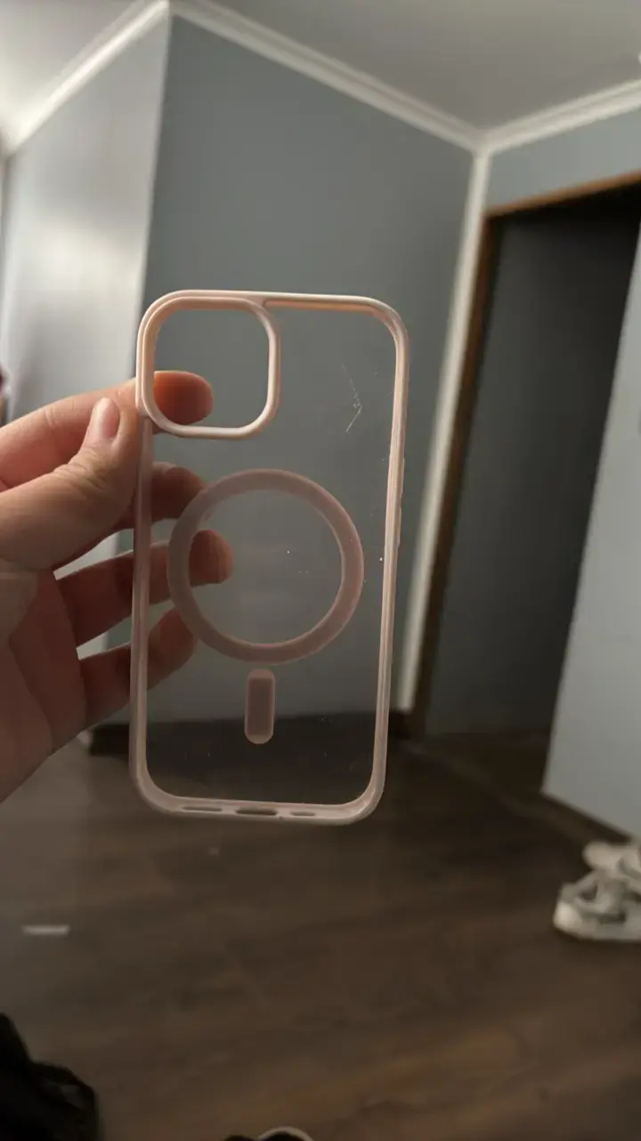 Funda transparente para iPhone 15
