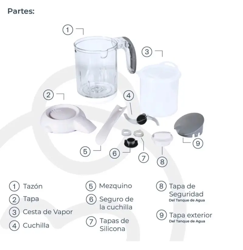 Procesadora de Alimentos Digital Bebesit - 4