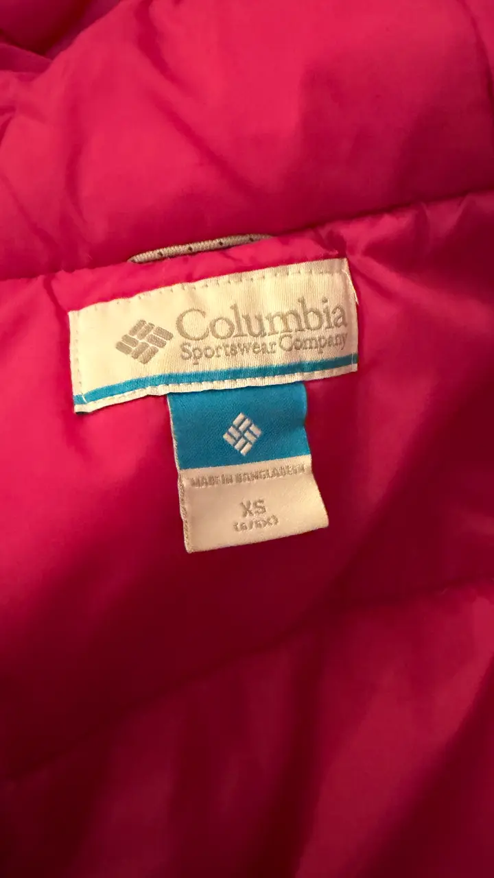 Chaqueta de invierno para niña Columbia rosa - 4