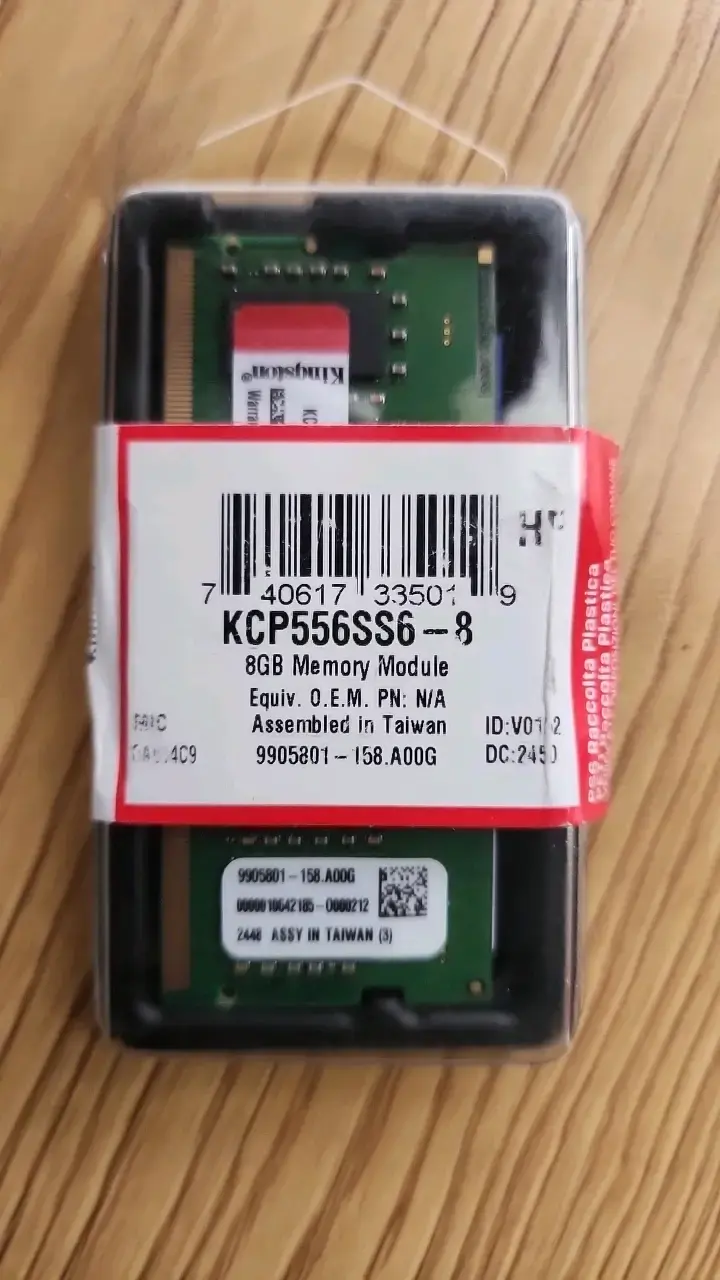 Módulo de Memoria RAM 8GB Kingston - 2