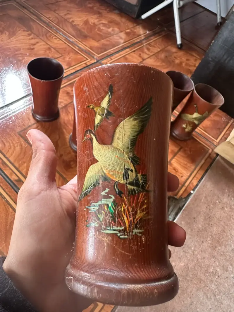 Set de 6 Vasos de Madera California Redwood HAP - 4