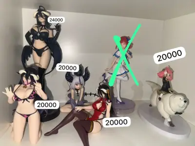 Figuras de anime de albedo, ania y la+darkness - miniatura 1