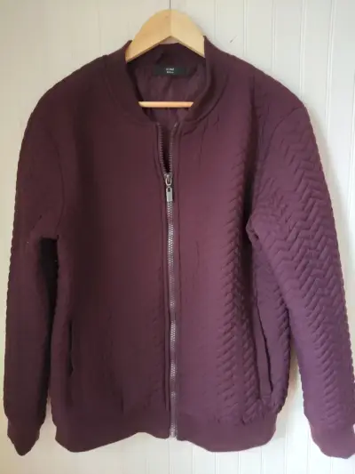 Chaqueta bomber morada hombre - miniatura 1
