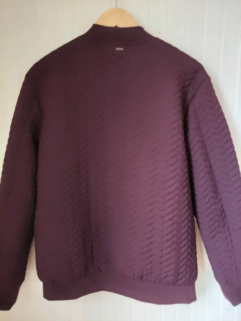 Chaqueta bomber morada hombre - 2