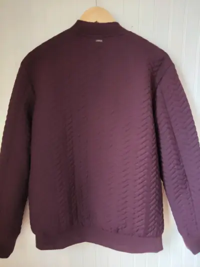 Chaqueta bomber morada hombre - miniatura 2
