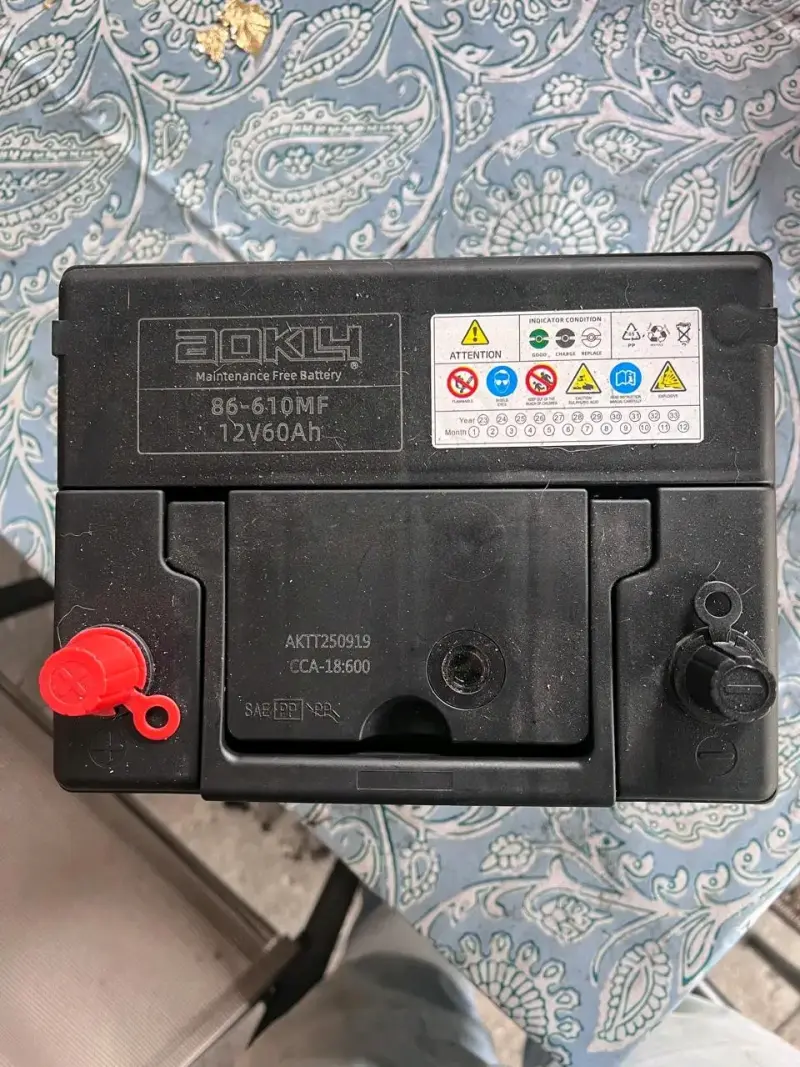 Batería de Auto Aokly 12V 60Ah - 5