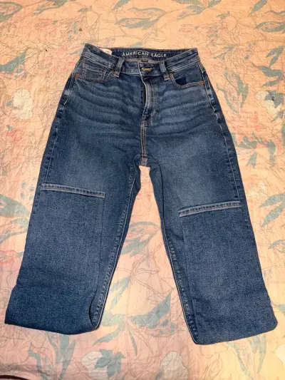 Jeans American Eagle azul para mujer - miniatura 1
