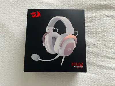 Audífonos gamer Redragon Zeus 2 blancos - miniatura 1