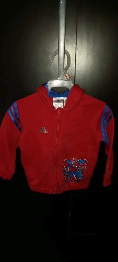 Polerón infantil Adidas Spiderman rojo - miniatura 1