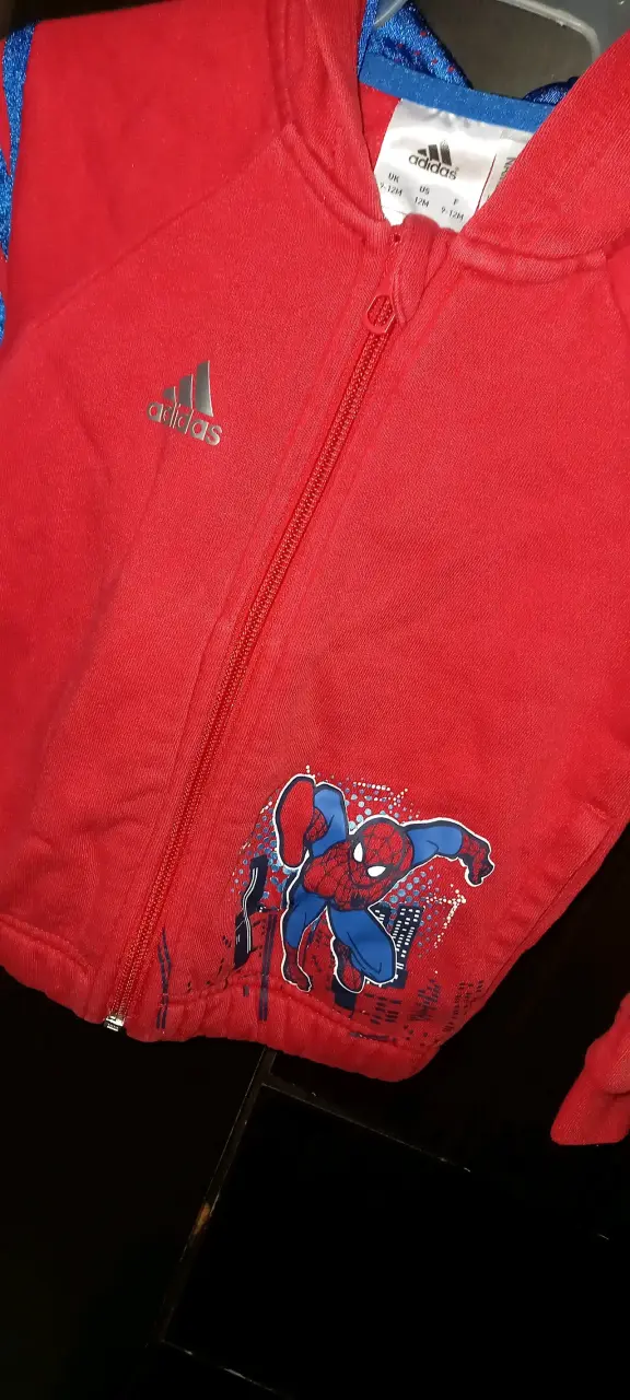 Polerón infantil Adidas Spiderman rojo - 2