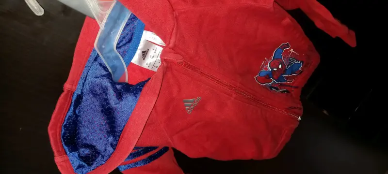 Polerón infantil Adidas Spiderman rojo - 3