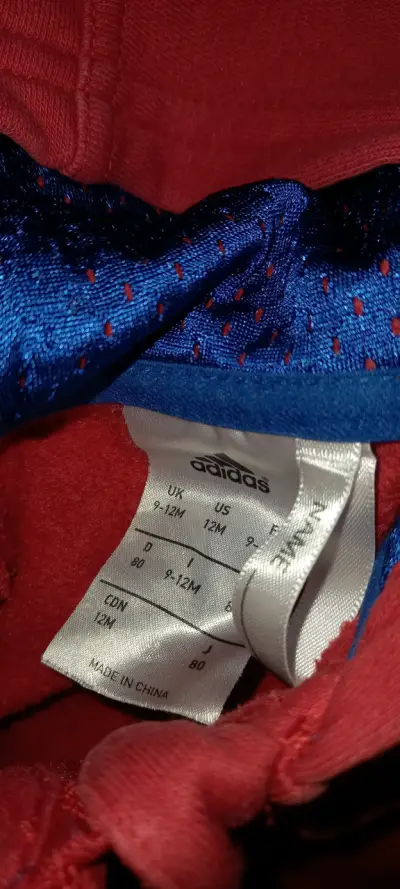 Polerón infantil Adidas Spiderman rojo - miniatura 4
