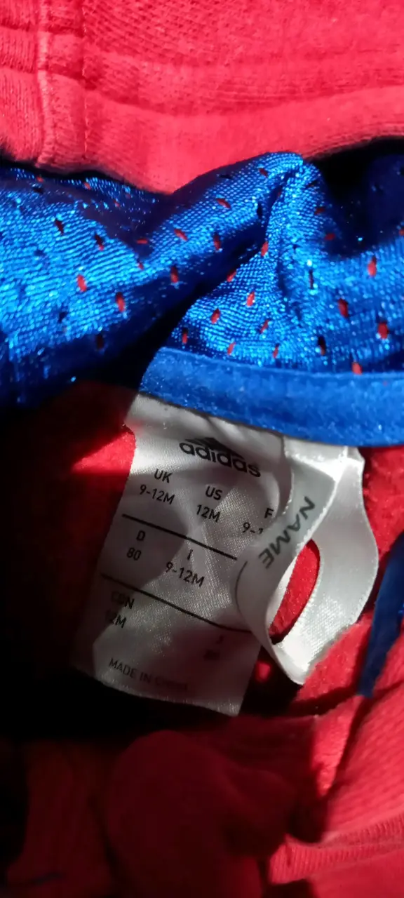 Polerón infantil Adidas Spiderman rojo - 5