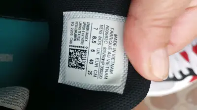 Zapatillas Converse blancas y negras talla 40 - miniatura 3