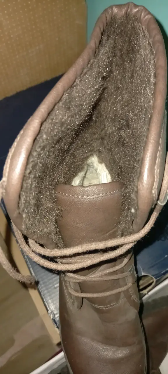 Botas de cuero marrón para Mujer - 3