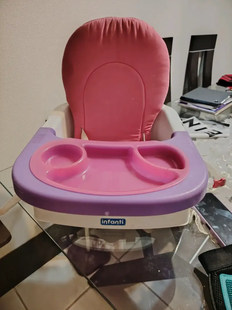 Silla de comer para bebé Infanti con bandeja - 2