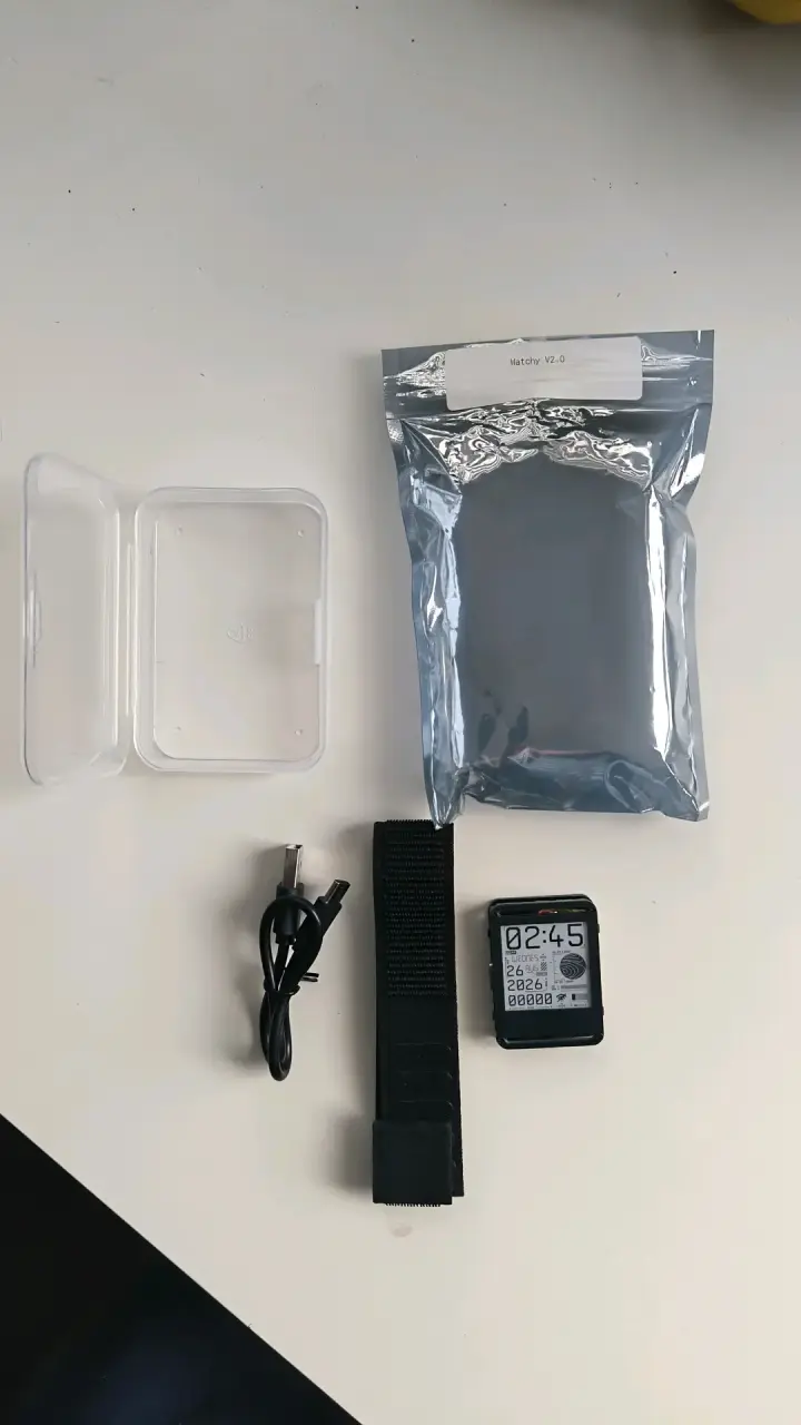 Reloj de tinta electrónica (e-ink), watchy - 3