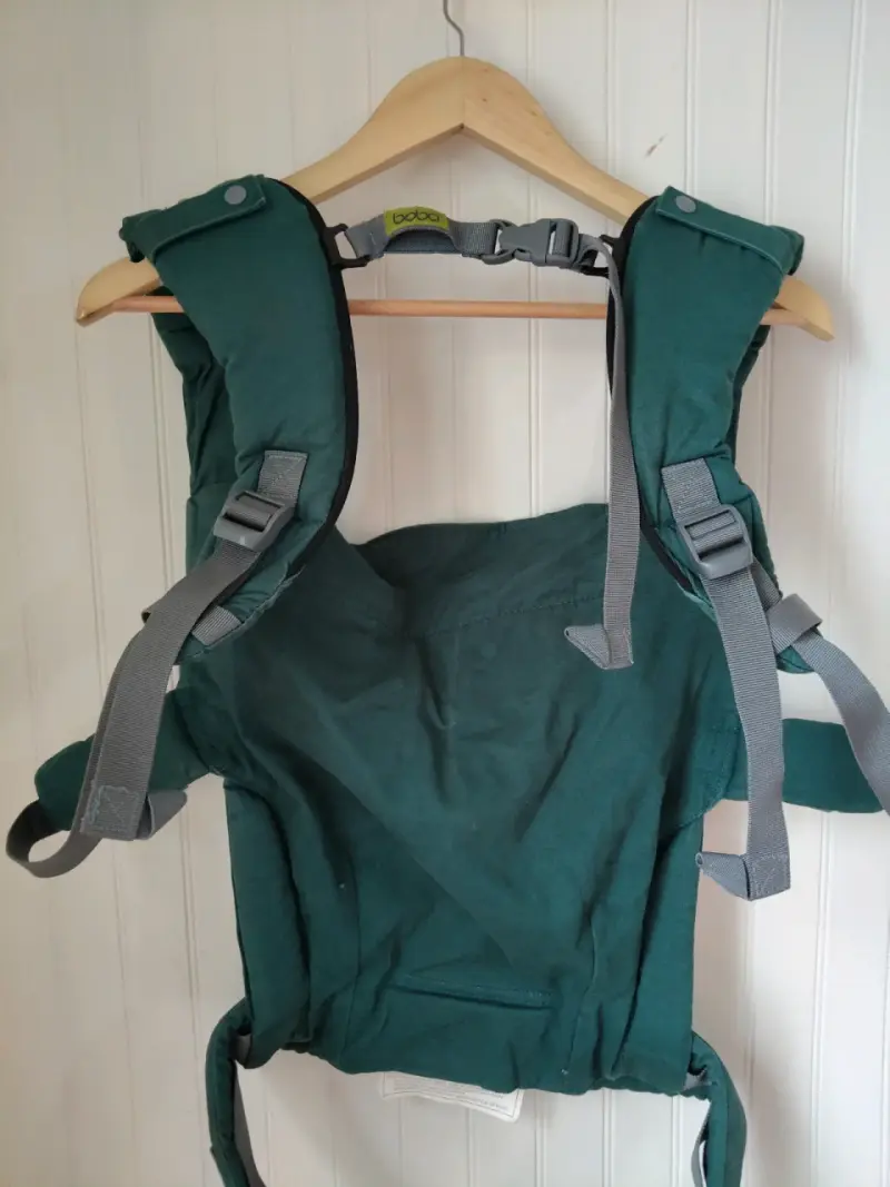 Mochila portabebé verde Boba organic  3.2 a 20 kg - 2