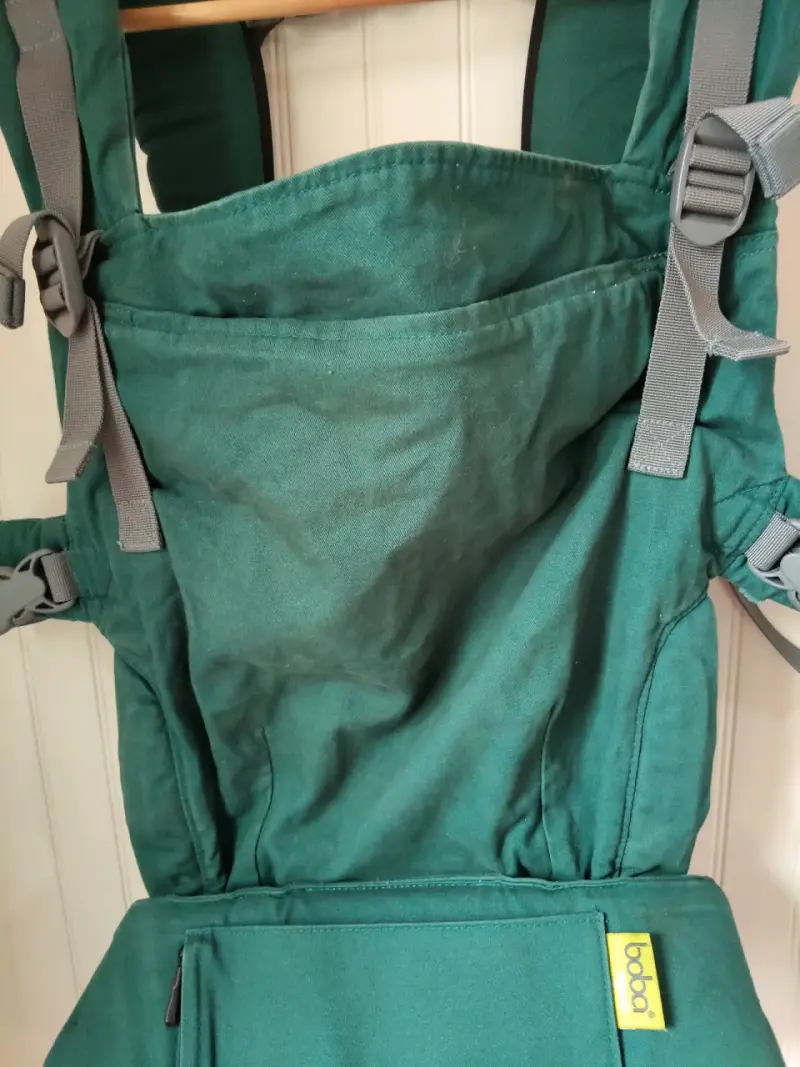 Mochila portabebé verde Boba organic  3.2 a 20 kg - 4