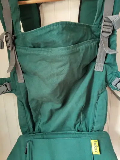 Mochila portabebé verde Boba organic  3.2 a 20 kg - miniatura 4