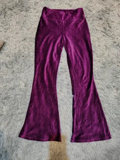 Pantalones acampanados de terciopelo - miniatura 1