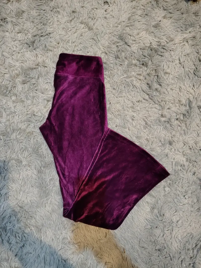 Pantalones acampanados de terciopelo - 2