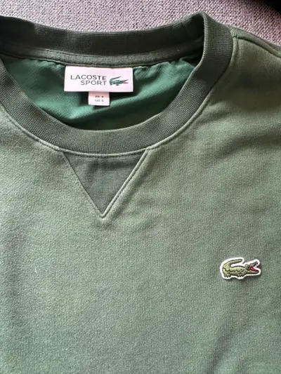Polerón verde Lacoste Sport para hombre - miniatura 2