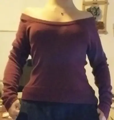 Suéter morado Banana Republic para mujer - miniatura 2