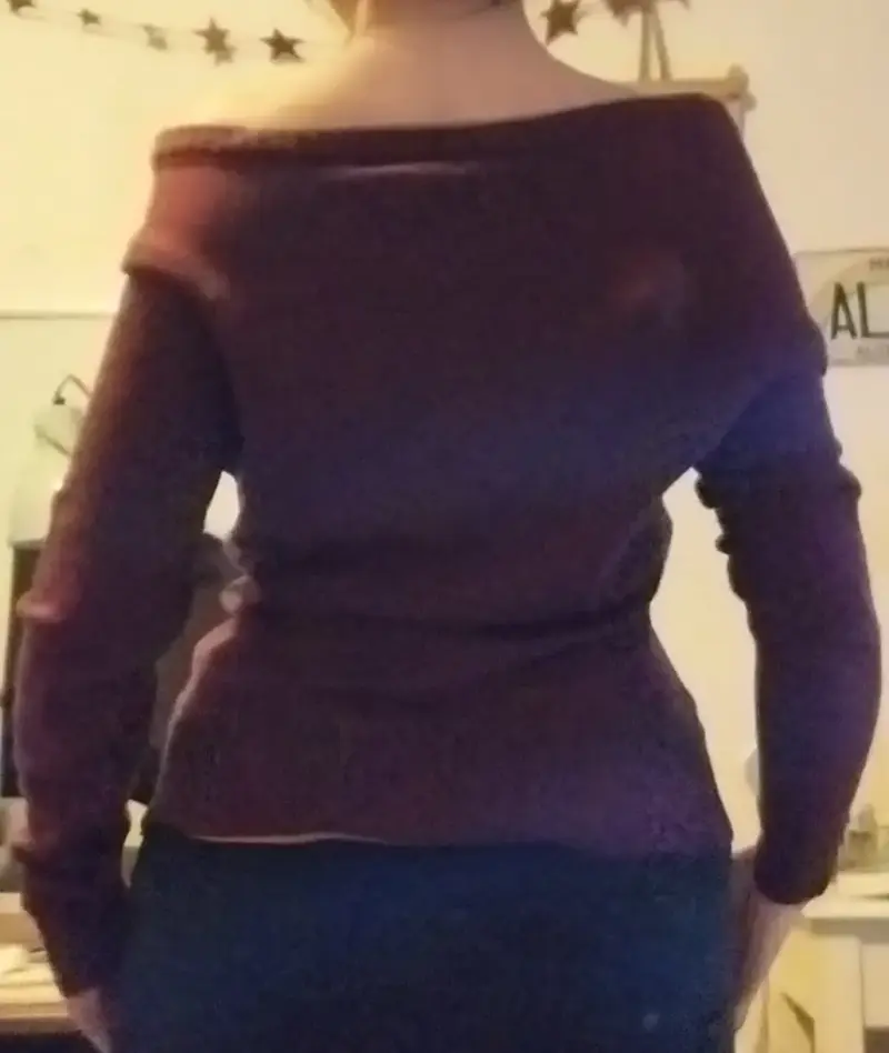Suéter morado Banana Republic para mujer - 3